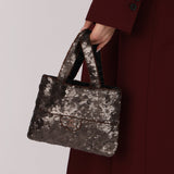 Chanel 1998 Sequin & Crystal Trompe L'oeil Tote - FashioNica