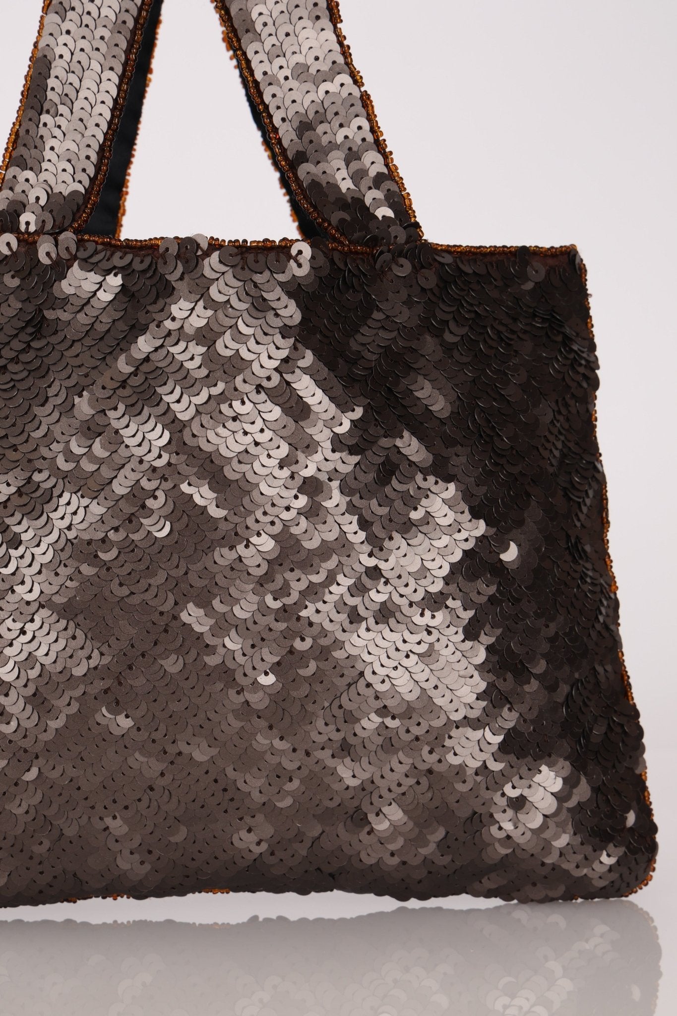 Chanel 1998 Sequin & Crystal Trompe L'oeil Tote - FashioNica