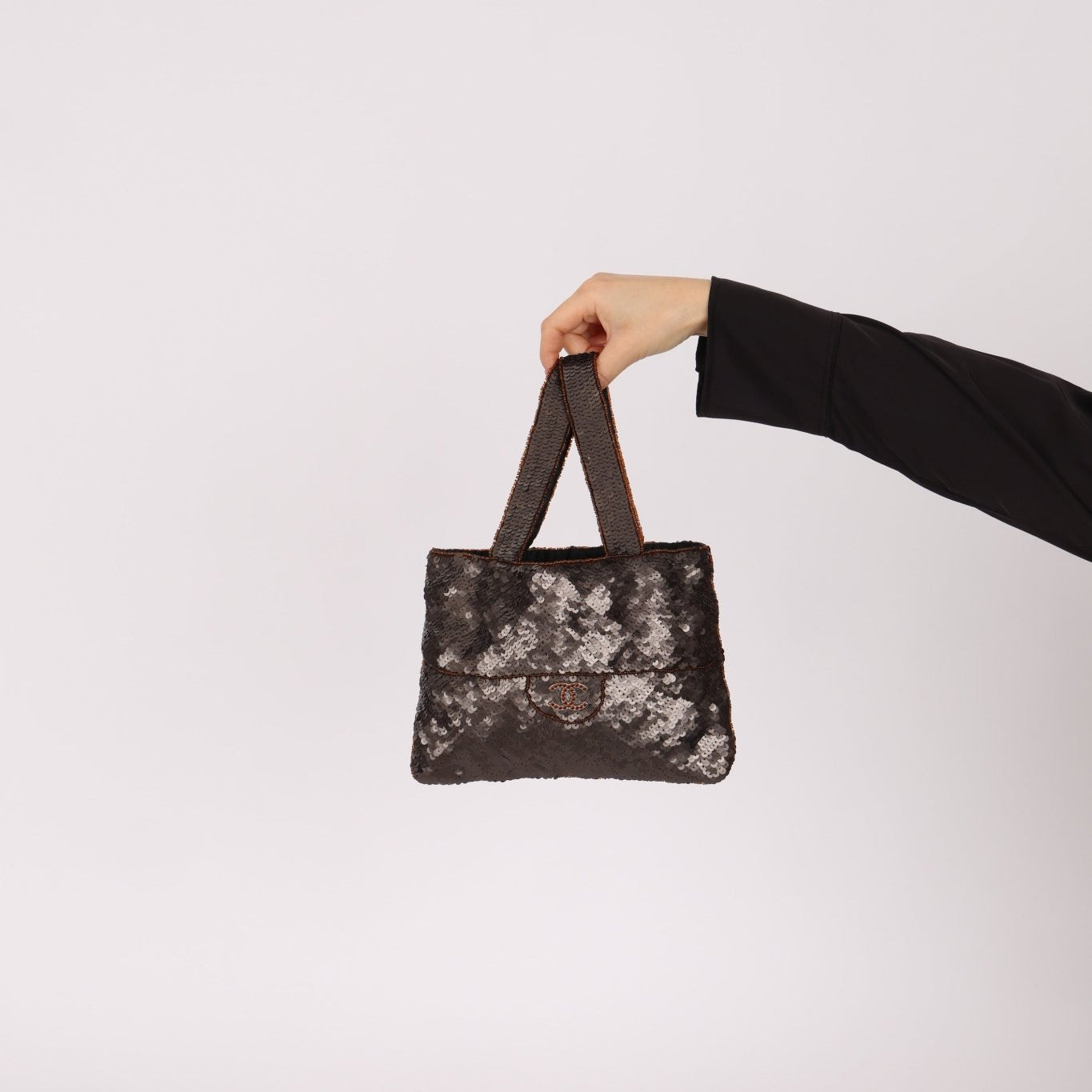 Chanel 1998 Sequin & Crystal Trompe L'oeil Tote - FashioNica