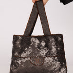 Chanel 1998 Sequin & Crystal Trompe L'oeil Tote - FashioNica