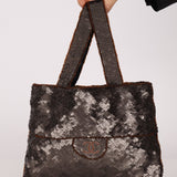 Chanel 1998 Sequin & Crystal Trompe L'oeil Tote - FashioNica