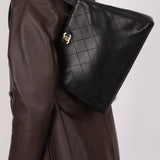 Chanel 1998 Turnlock Kelly Shoulder Bag 24K GP - FashioNica