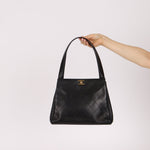 Chanel 1998 Turnlock Kelly Shoulder Bag 24K GP - FashioNica