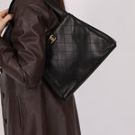 Chanel 1998 Turnlock Kelly Shoulder Bag 24K GP - FashioNica