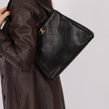 Chanel 1998 Turnlock Kelly Shoulder Bag 24K GP - FashioNica