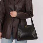 Chanel 1998 Turnlock Kelly Shoulder Bag 24K GP - FashioNica