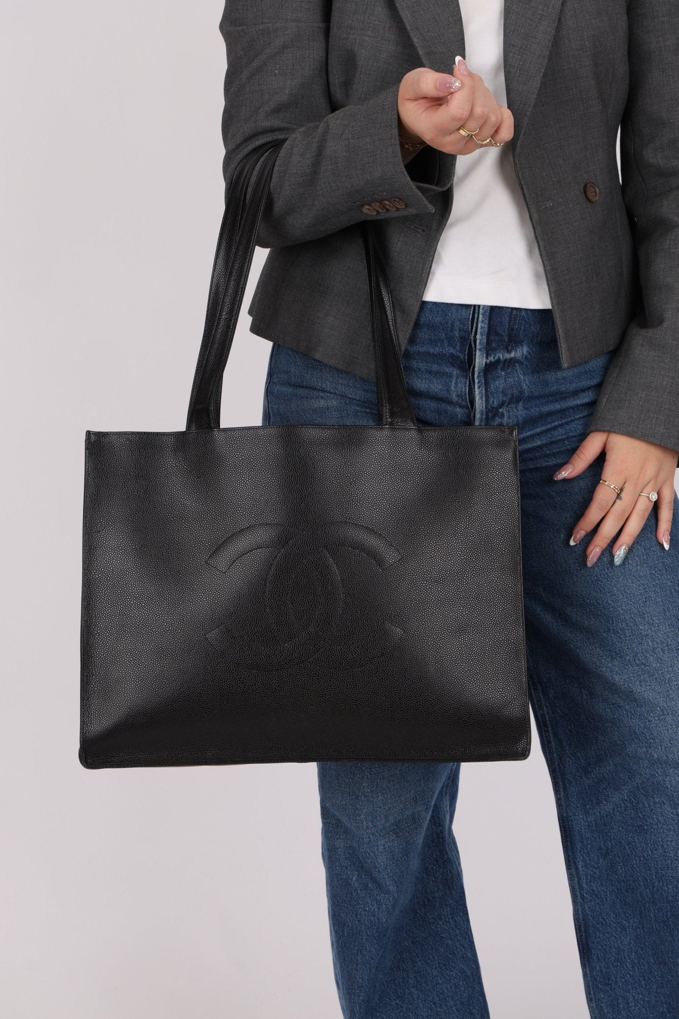 Chanel 1999 Caviar Timeless Tote - FashioNica