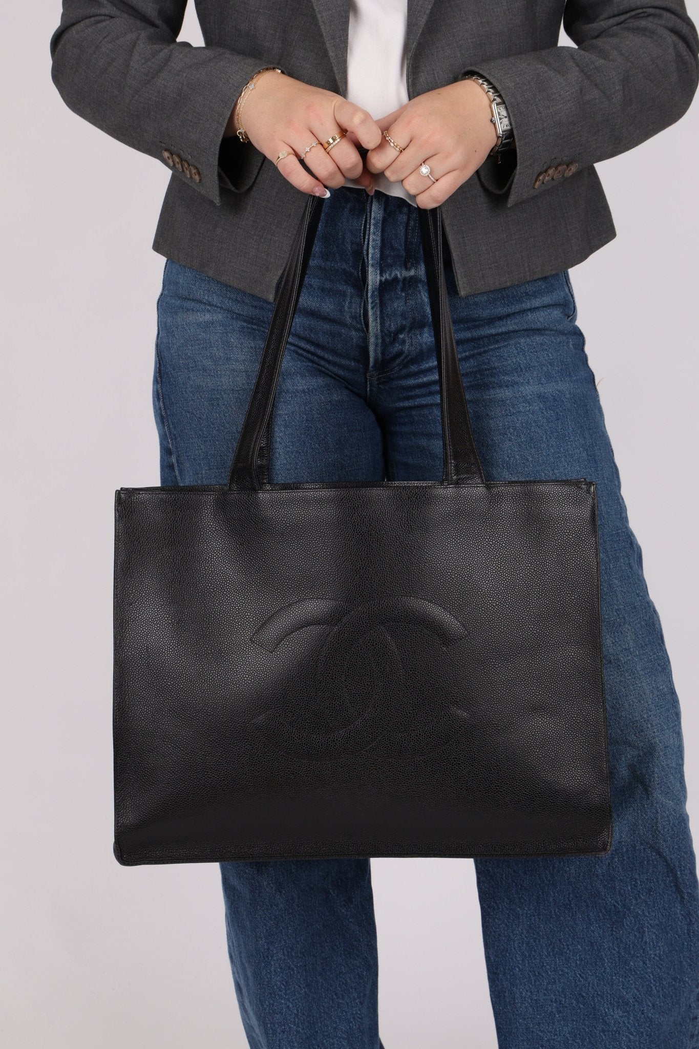 Chanel 1999 Caviar Timeless Tote - FashioNica