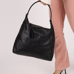 Chanel 1999 Lucite Handle Lambskin Hobo - FashioNica