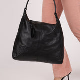 Chanel 1999 Lucite Handle Lambskin Hobo - FashioNica