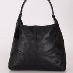 Chanel 1999 Lucite Handle Lambskin Hobo - FashioNica