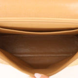 Chanel 2000 Beige Caviar Kelly Top Handle 24K GP - FashioNica