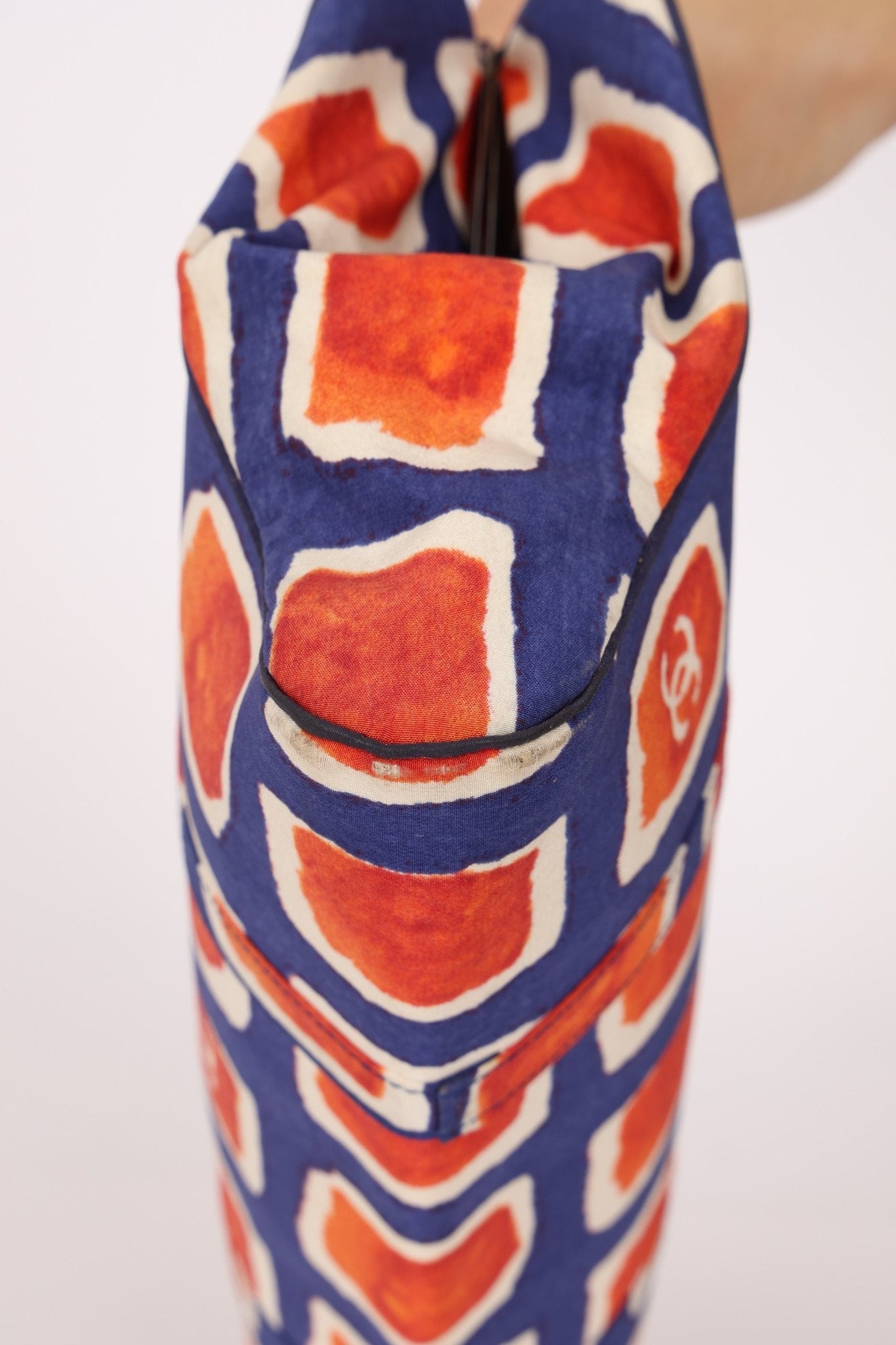 Chanel 2000 Canvas Kisslock Tote Bag - FashioNica