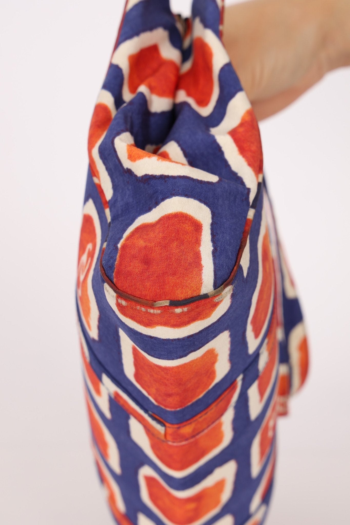 Chanel 2000 Canvas Kisslock Tote Bag - FashioNica