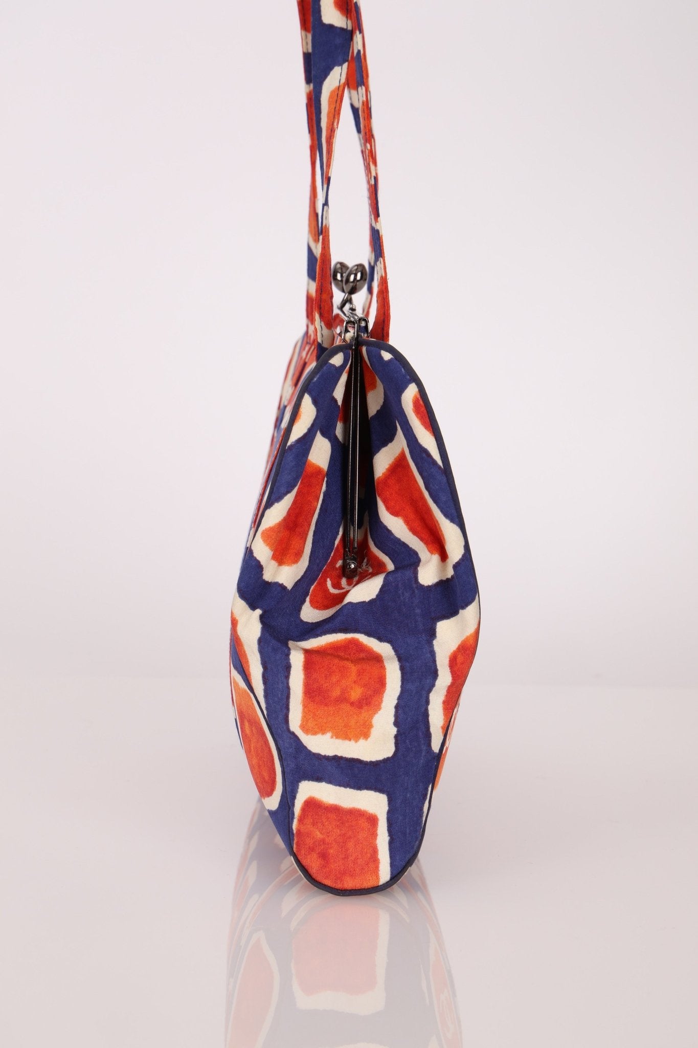 Chanel 2000 Canvas Kisslock Tote Bag - FashioNica