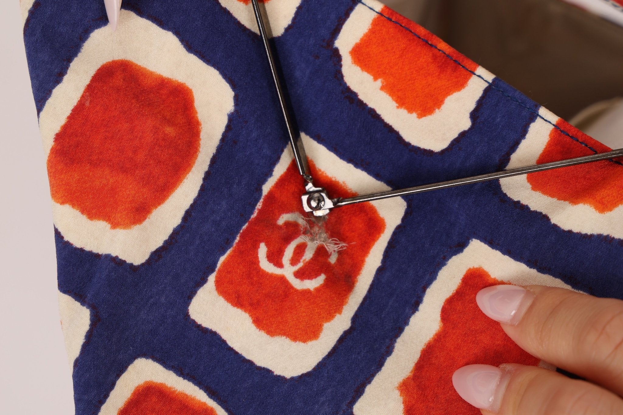 Chanel 2000 Canvas Kisslock Tote Bag - FashioNica