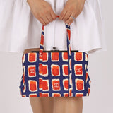 Chanel 2000 Canvas Kisslock Tote Bag - FashioNica