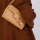 Chanel 2000 Caramel Caviar Single Flap - FashioNica