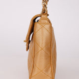 Chanel 2000 Caramel Caviar Single Flap - FashioNica