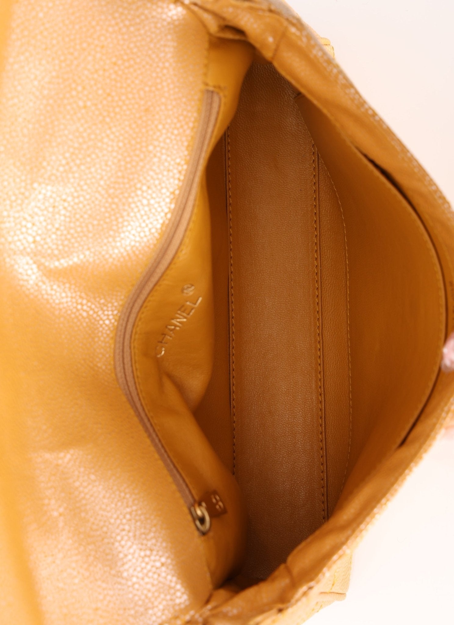 Chanel 2000 Caramel Caviar Single Flap - FashioNica