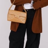 Chanel 2000 Caramel Caviar Single Flap - FashioNica
