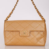 Chanel 2000 Caramel Caviar Single Flap - FashioNica