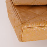Chanel 2000 Caramel Caviar Single Flap - FashioNica