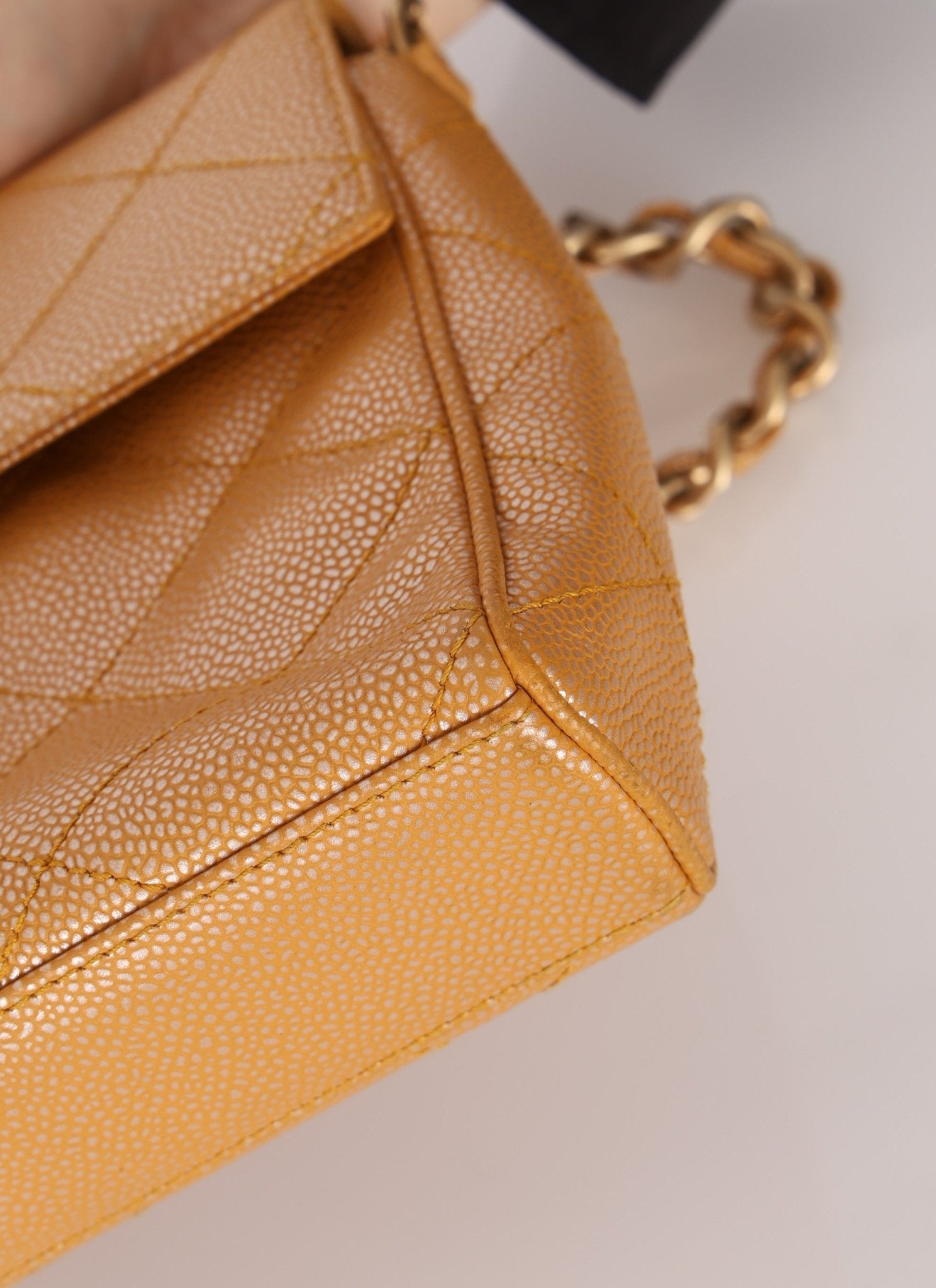 Chanel 2000 Caramel Caviar Single Flap - FashioNica