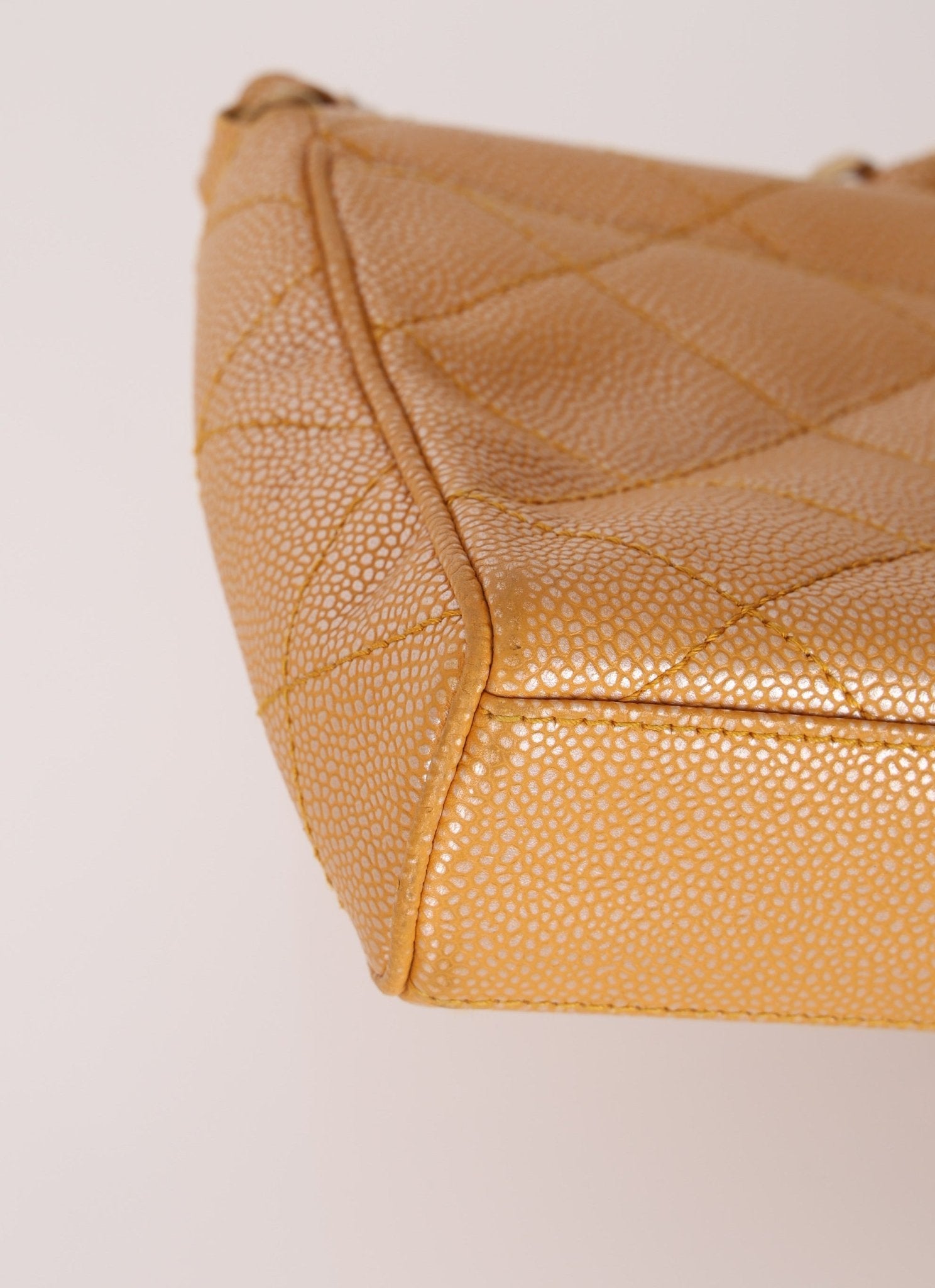 Chanel 2000 Caramel Caviar Single Flap - FashioNica