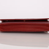 Chanel 2000 Caviar Bordeaux Wallet on Chain Matte GHW - FashioNica