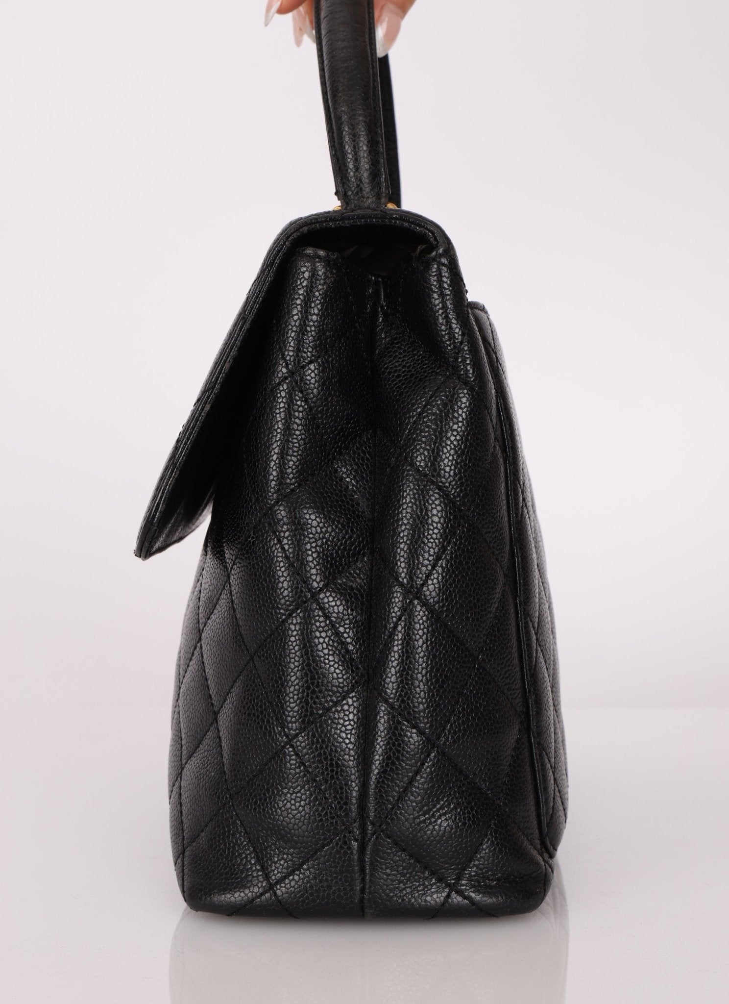 Chanel 2000 Caviar Kelly Top Handle - FashioNica