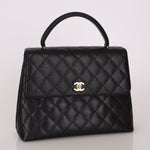 Chanel 2000 Caviar Kelly Top Handle - FashioNica
