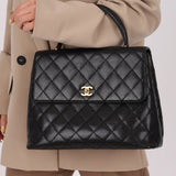 Chanel 2000 Caviar Kelly Top Handle - FashioNica