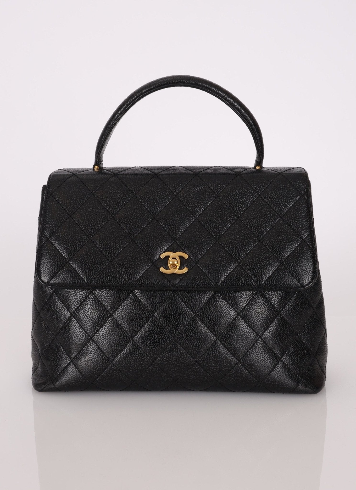 Chanel 2000 Caviar Kelly Top Handle - FashioNica