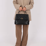 Chanel 2000 Caviar Kelly Top Handle - FashioNica