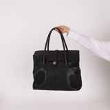 Chanel 2000 Caviar Large Turnlock Tote - FashioNica