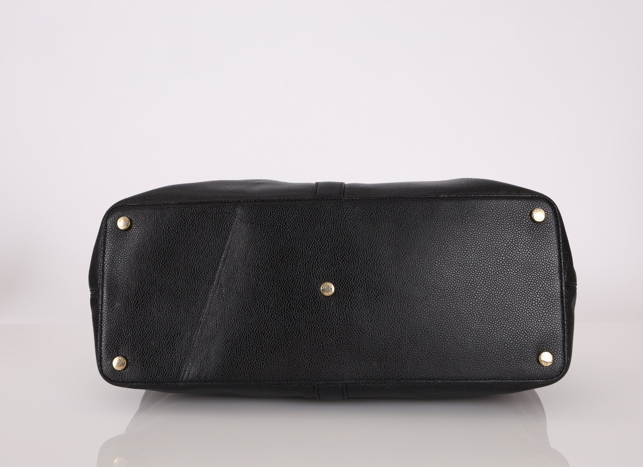 Chanel 2000 Caviar Large Turnlock Tote - FashioNica