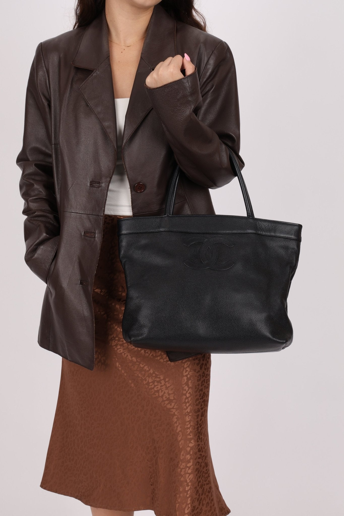 Chanel 2000 Caviar Timeless Tote - FashioNica