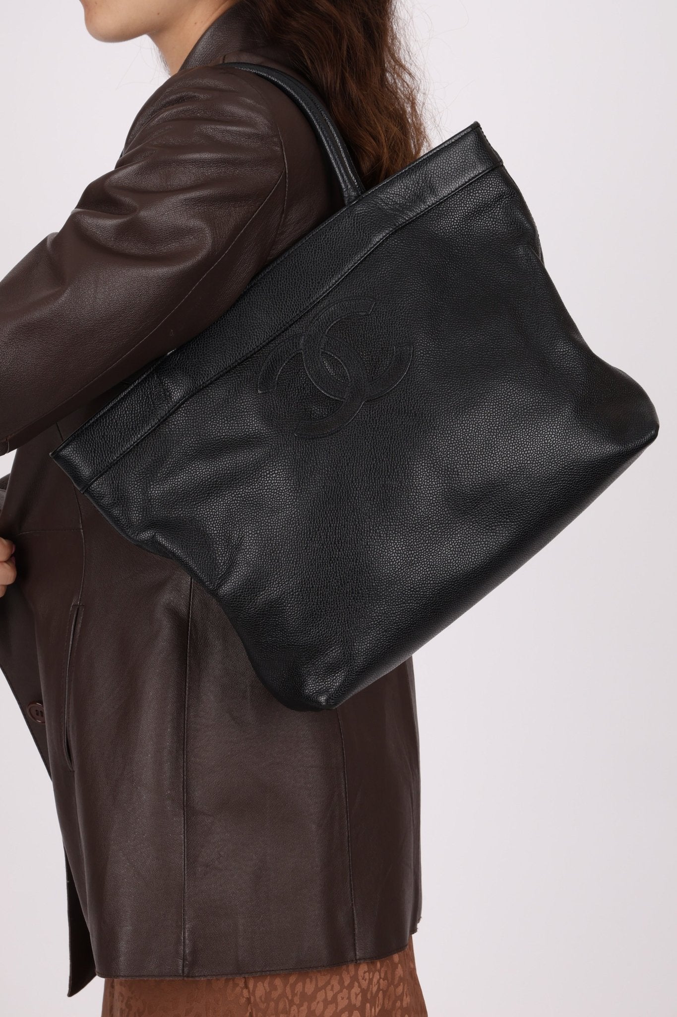 Chanel 2000 Caviar Timeless Tote - FashioNica