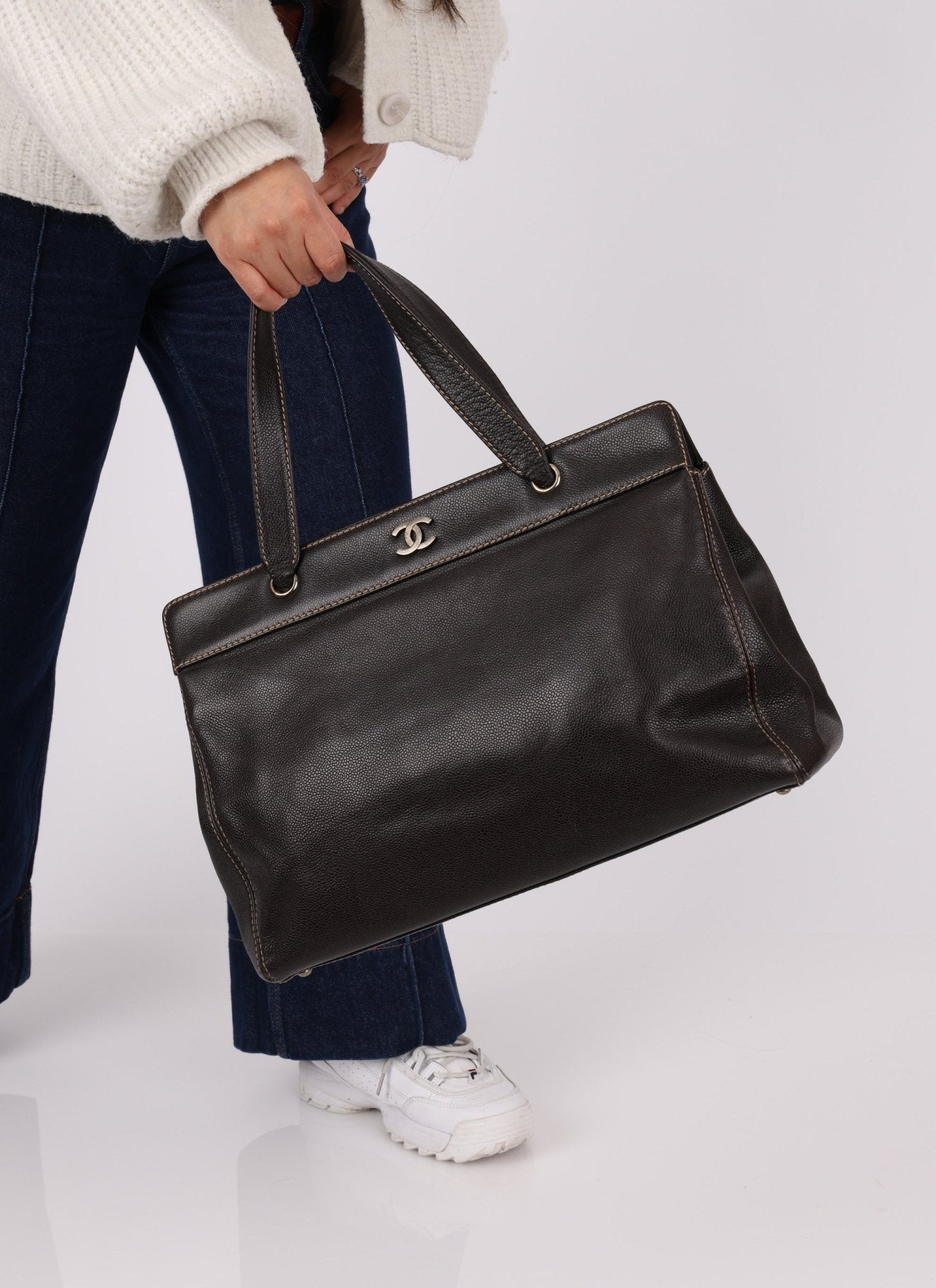 Chanel 2000 Caviar Tote Bag - FashioNica