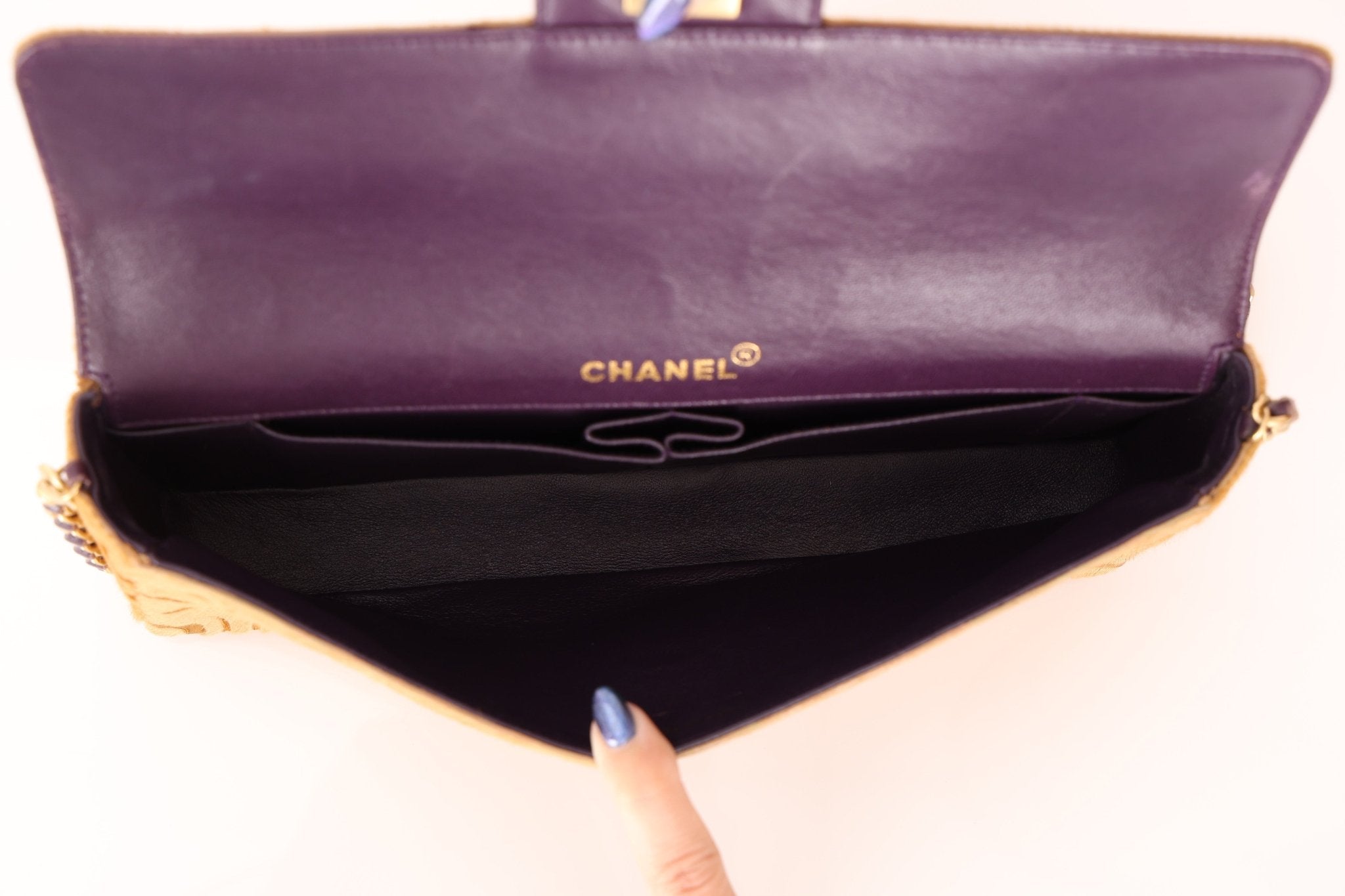 Chanel 2000 Coco Pony Hair East West Flap - FashioNica