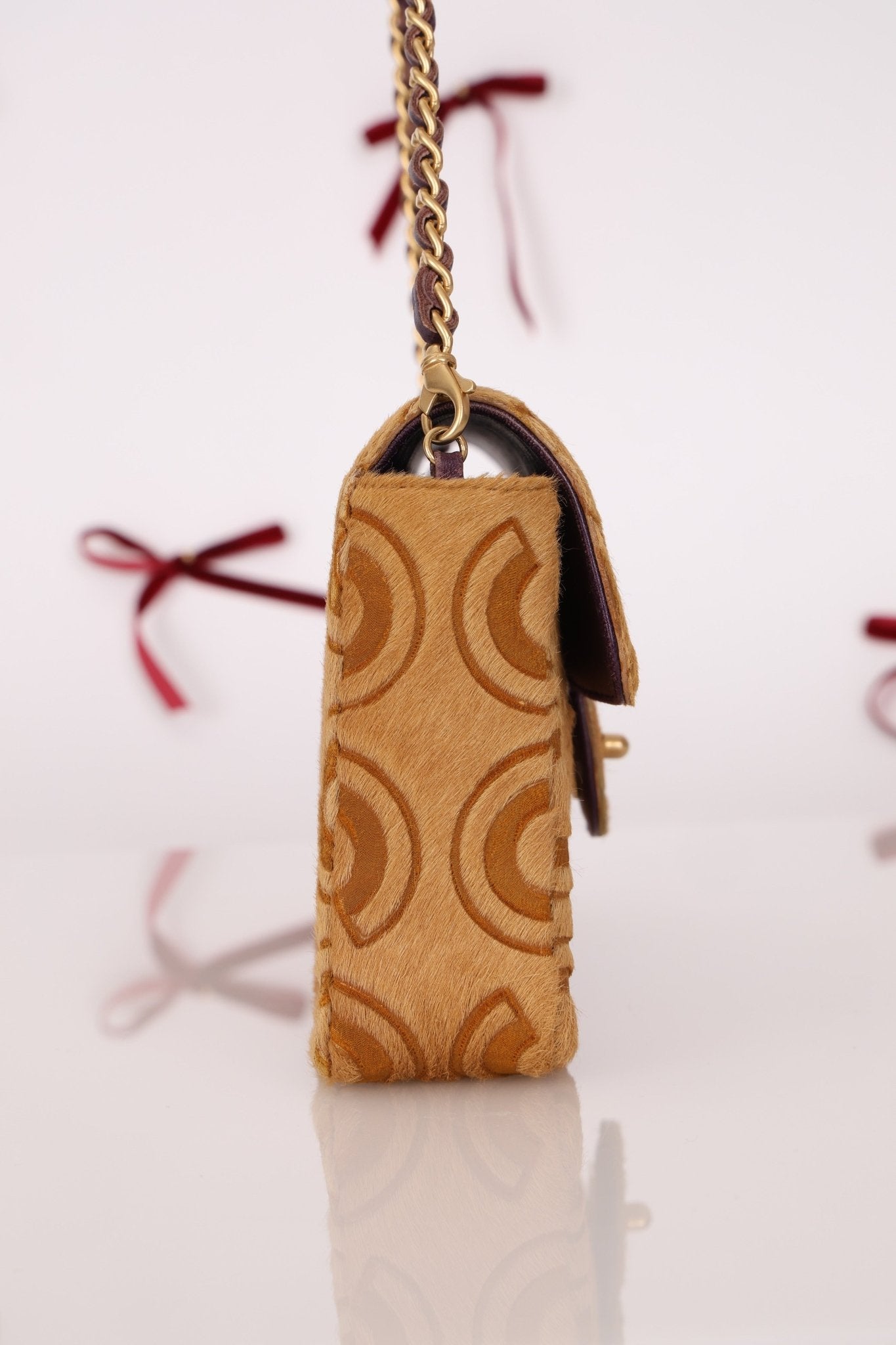 Chanel 2000 Coco Pony Hair East West Flap - FashioNica