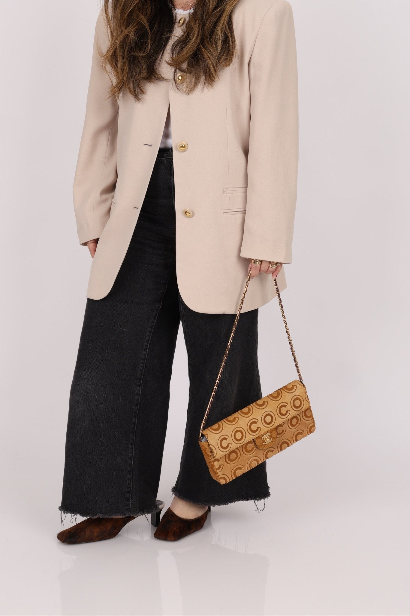 Chanel 2000 Coco Pony Hair East West Flap - FashioNica