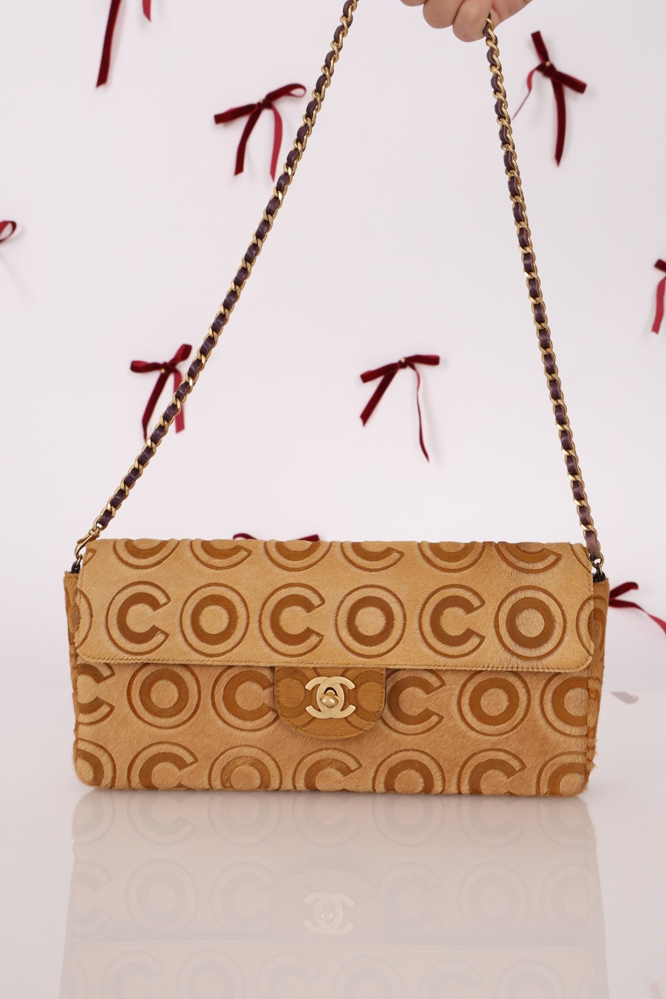 Chanel 2000 Coco Pony Hair East West Flap - FashioNica