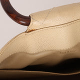 Chanel 2000 Cream Caviar Wood Acrylic Tote - FashioNica