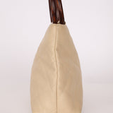 Chanel 2000 Cream Caviar Wood Acrylic Tote - FashioNica