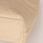 Chanel 2000 Cream Caviar Wood Acrylic Tote - FashioNica