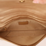 Chanel 2000 Gold East West Chocolate Bar Bag - FashioNica