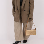 Chanel 2000 Gold East West Chocolate Bar Bag - FashioNica