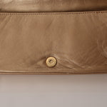 Chanel 2000 Gold East West Chocolate Bar Bag - FashioNica